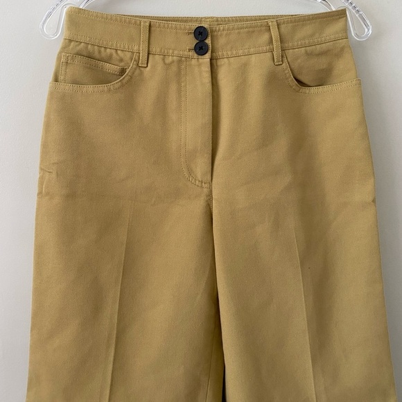 Rebecca Taylor Pique Cropped Wide Leg Jeans - Picture 4 of 10